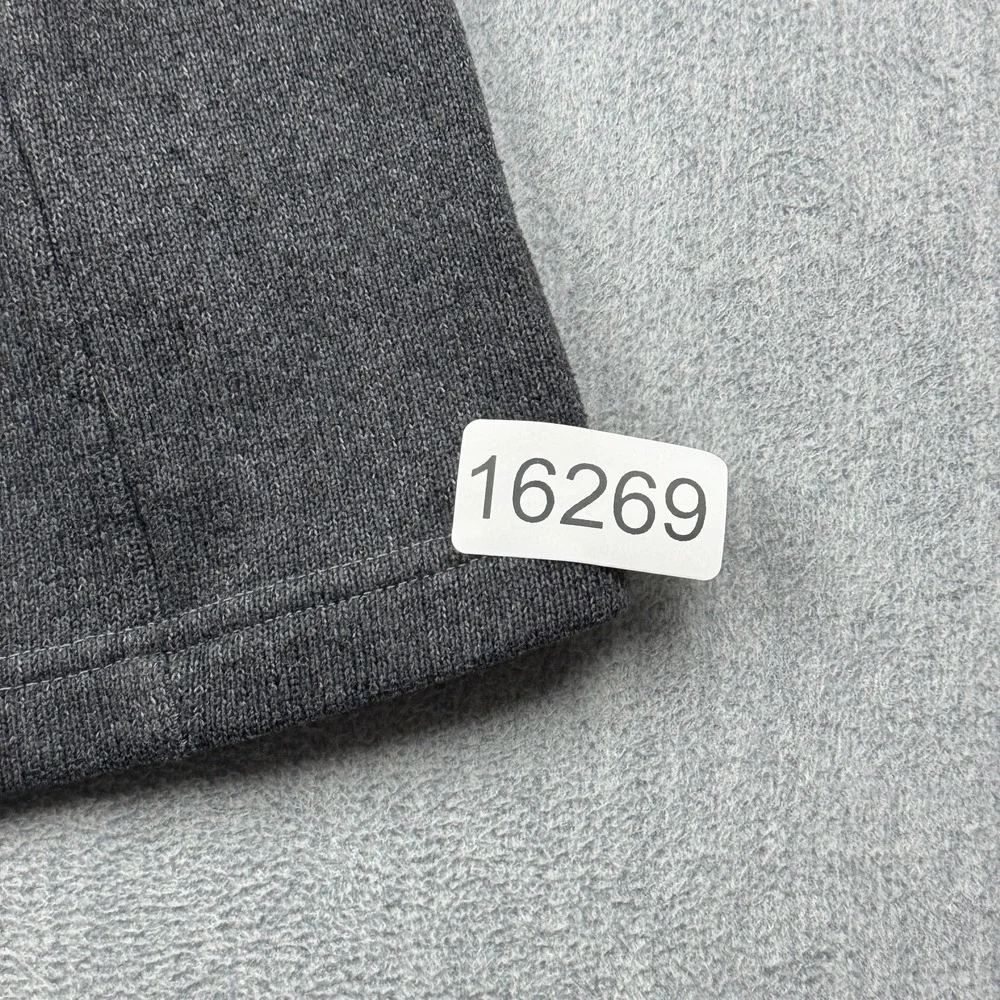 The North Face Sweater Womens Large Gray Fleece Full Zip Pockets Long Sleeve Top